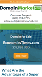 Mobile Screenshot of economicstimes.com