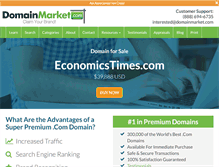 Tablet Screenshot of economicstimes.com